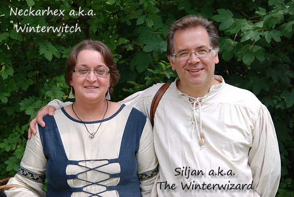 Neckarhex und Siljan im mittelalterlichen Gewand